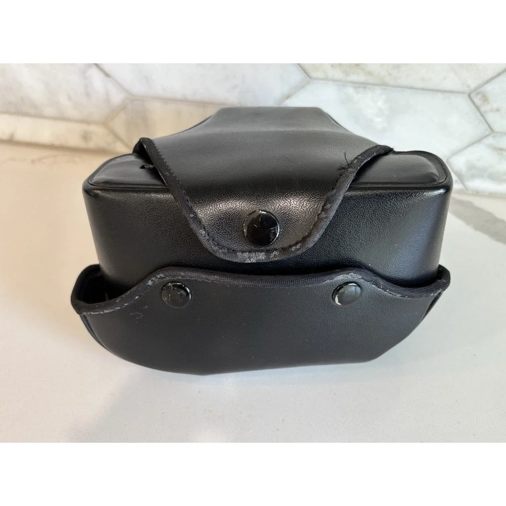 Black Faux Leather Ever-Ready 35mm SLR Camera Case - Vintage Korea
